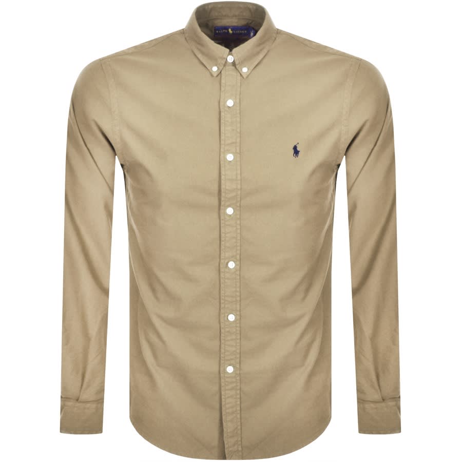 Alternative Image for ProductRalph Lauren Oxford Long Sleeved Shirt Beige1